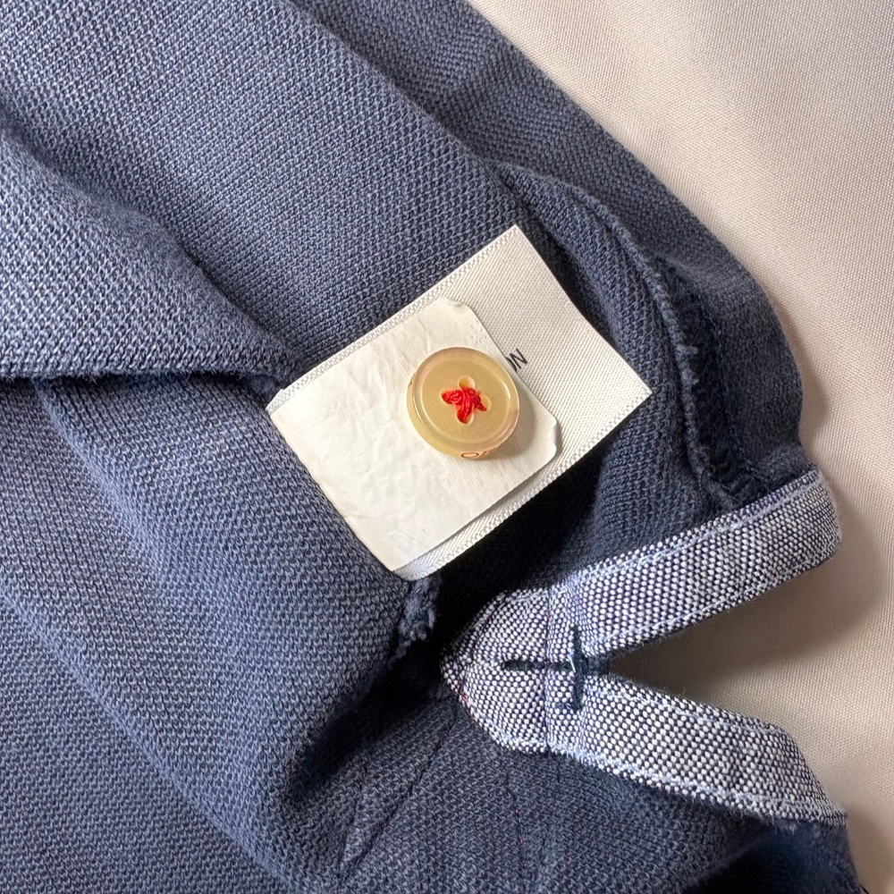 Orvis Polo Shirt Men’s XL Pique 100% Cotton Golf Short Sleeve American Flag‎ USA - Picture 8 of 11